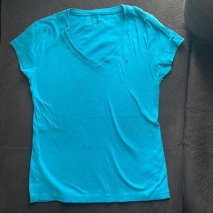 Aqua Tommy Hilfiger t shirt